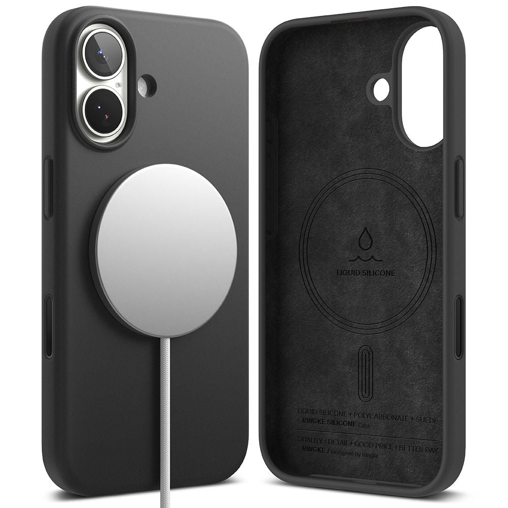 Ringke silikoninis MagSafe dėklas iPhone 17 – violetinis -- iPhone 17