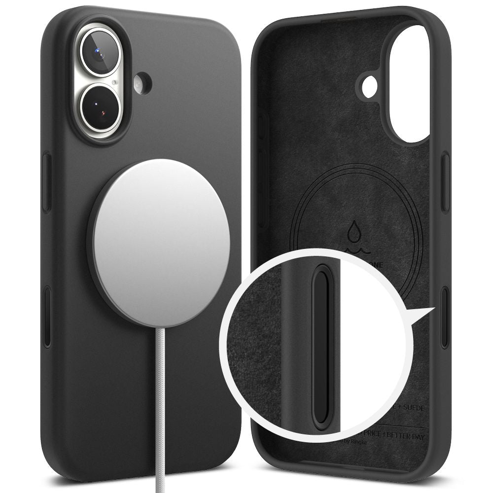 Ringke silikoninis MagSafe dėklas iPhone 17 – violetinis -- iPhone 17