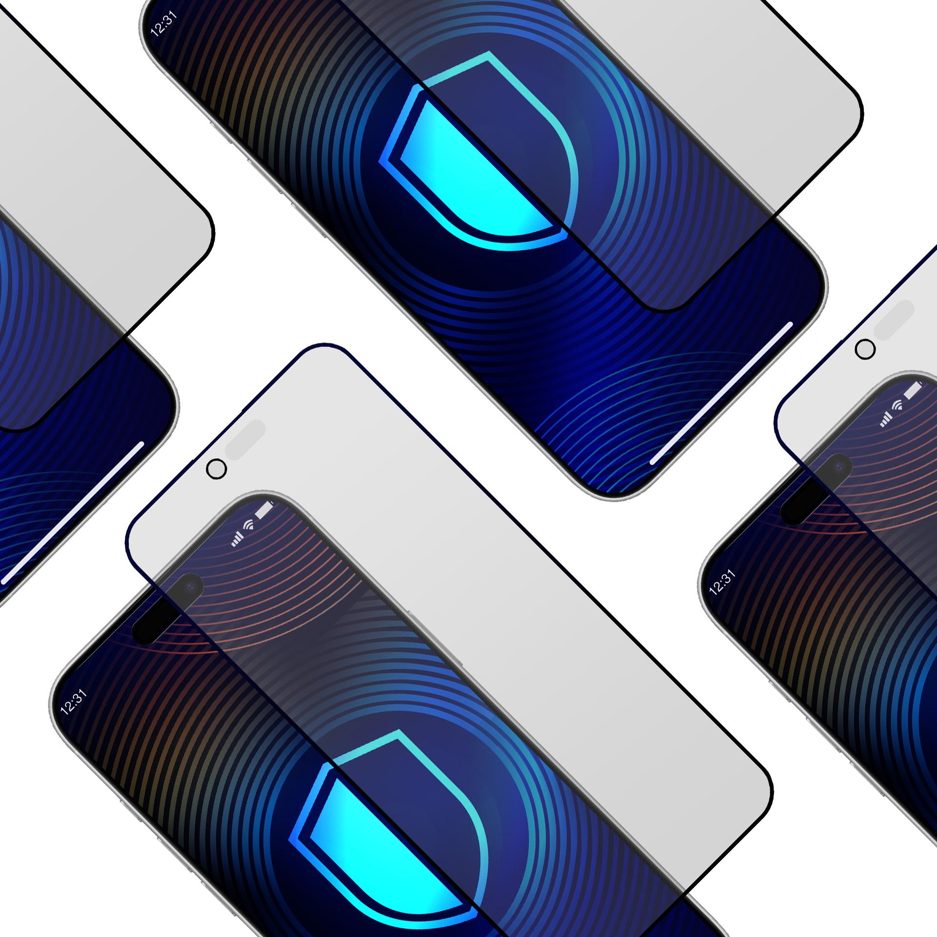3mk Hardglass Matt Max Privacy grūdintas stiklas, skirtas iPhone 17 Air