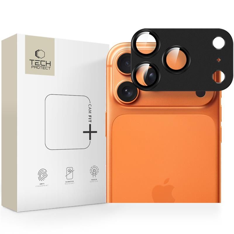 Tech-Protect Camfull Fit+ kameros apsauga iPhone 17 Pro – juoda -- iPhone 17 Pro