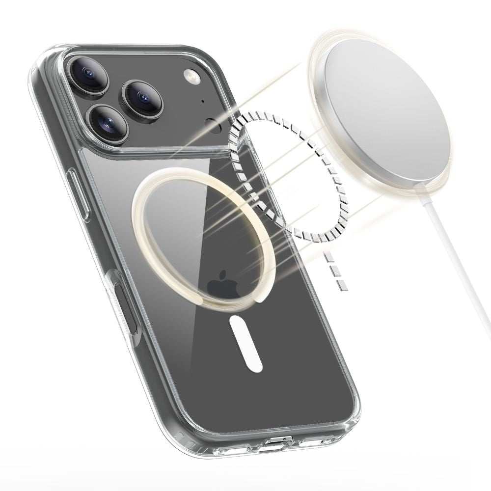 Tech-Protect FlexAir Hybrid MagSafe dėklas iPhone 17 Pro – skaidrus -- iPhone 17 Pro