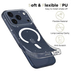 Tech-Protect MagSafe dėklas iPhone 17 Pro – skaidrus, blizgus -- iPhone 17 Pro
