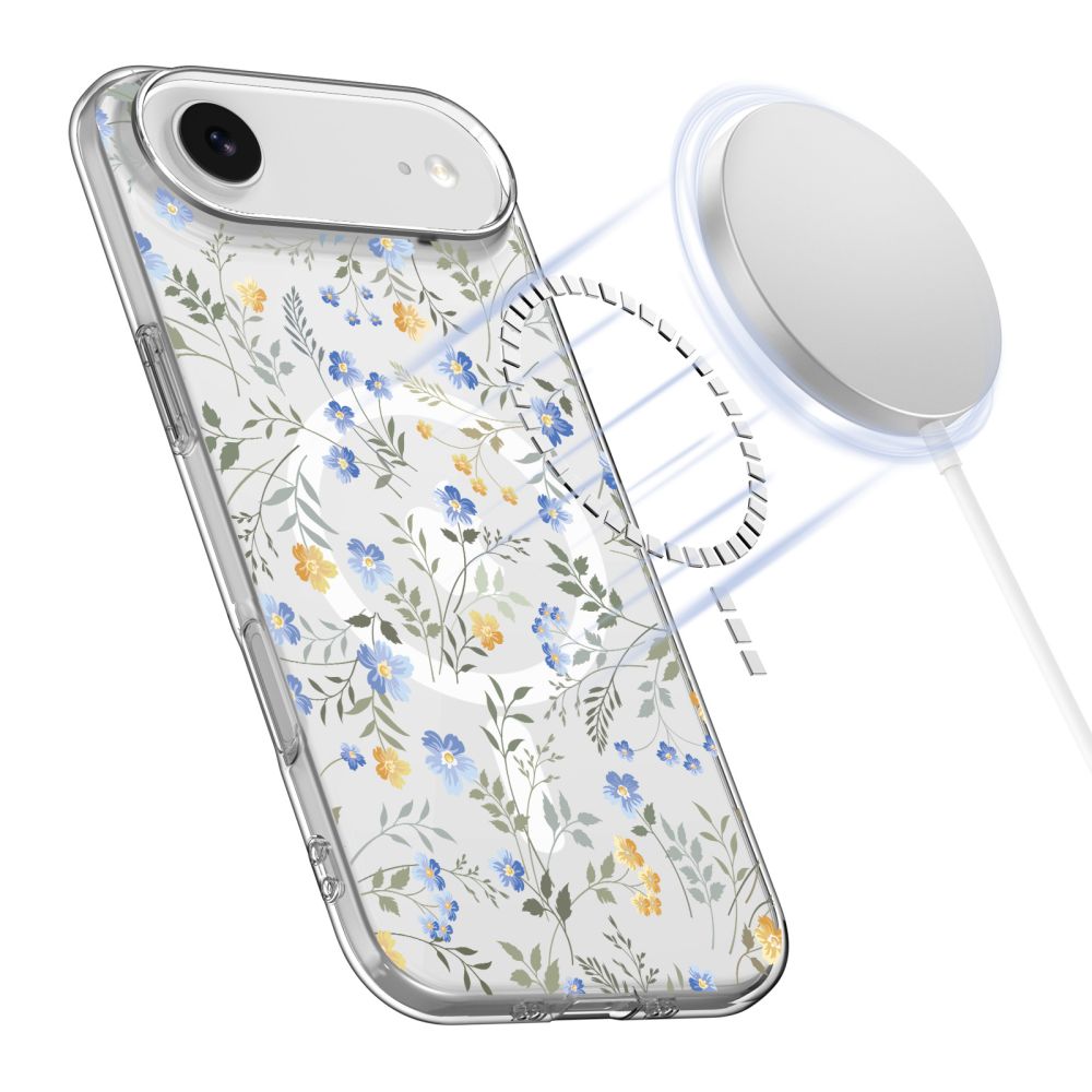 Tech-Protect FlexAir MagSafe dėklas iPhone 17 Air – gėlytės -- iPhone 17 Air