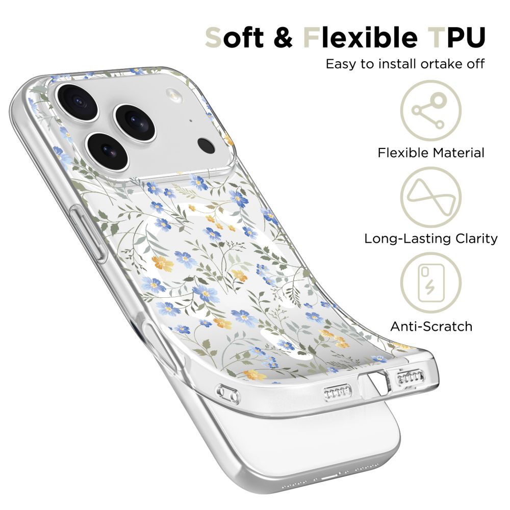 Tech-Protect FlexAir MagSafe dėklas iPhone 17 Pro Max – ramunės -- iPhone 17 Pro Max