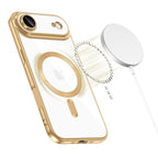 Tech-Protect MagFlex dėklas iPhone 17 Air – skaidrus auksinis -- iPhone 17 Air