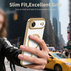 Tech-Protect MagFlex dėklas iPhone 17 Air – skaidrus auksinis -- iPhone 17 Air