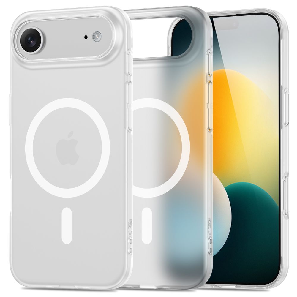 Tech-Protect MagFlex MagSafe dėklas iPhone 17 Air – skaidrus matinis -- iPhone 17 Air