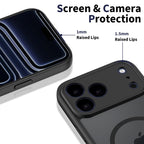 Tech-Protect MagSafe dėklas iPhone 17 Pro Max – matinis juodas -- iPhone 17 Pro Max