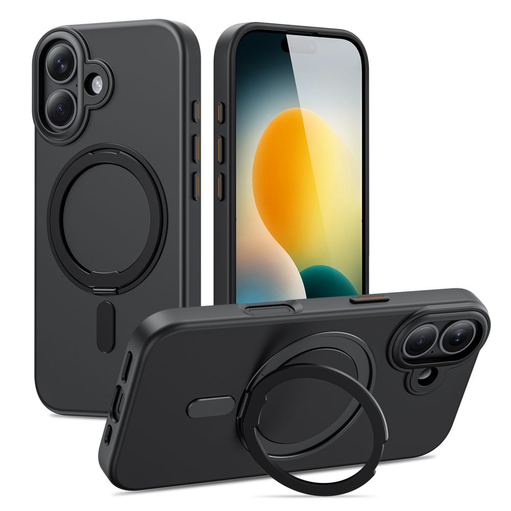 Tech-Protect MagRing MagSafe dėklas iPhone 17 – juodas -- iPhone 17