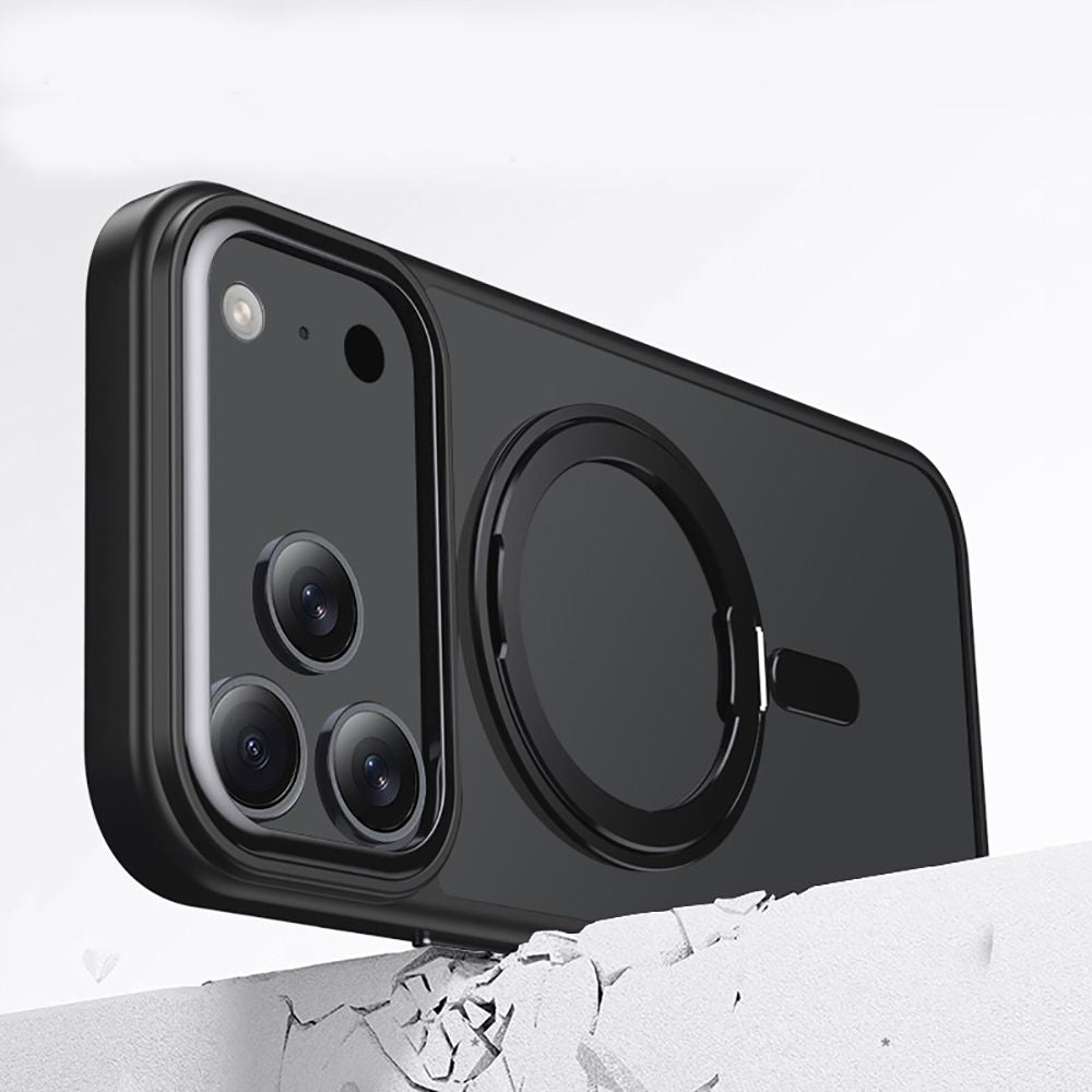 Tech-Protect MagRing MagSafe dėklas iPhone 17 Pro Max – juodas matinis -- iPhone 17 Pro Max
