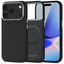 Tech-Protect Ion Carbon MagSafe dėklas iPhone 17 Pro Max – pilkas/juodas -- iPhone 17 Pro Max