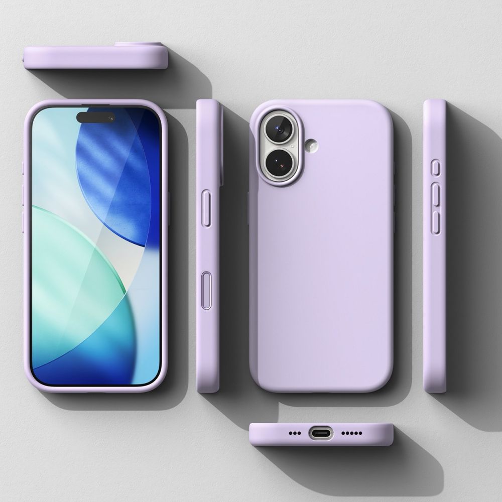 Ringke silikoninis MagSafe dėklas iPhone 17 – violetinis -- iPhone 17