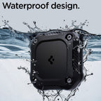 Spigen Tough Armor dėklas AirTag – juodas -- Apple AirTag
