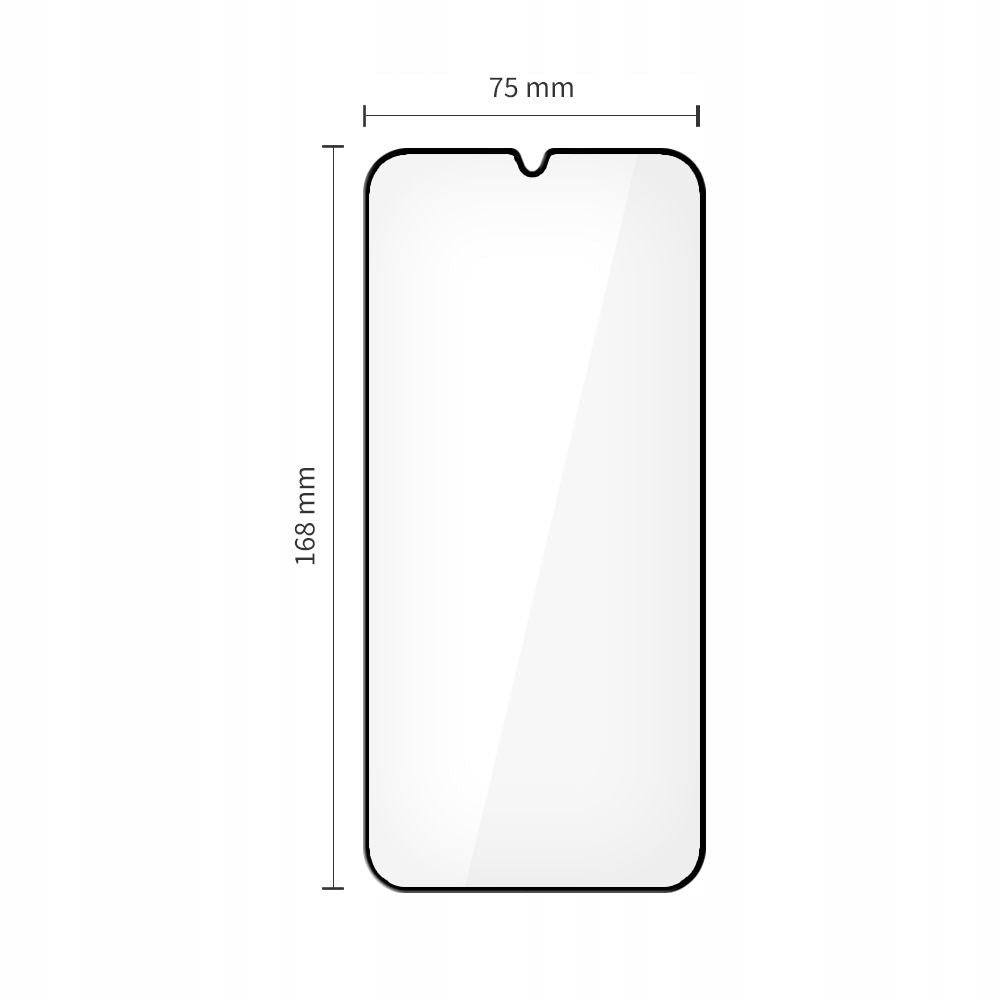 Tech-Protect Glass Fit+ stiklas Poco M7 – juodas (2 vnt.) -- Xiaomi Poco M7