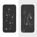 Tech-Protect Glass Fit+ stiklas Poco M7 – juodas (2 vnt.) -- Xiaomi Poco M7