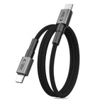 Tech-Protect Laidas Ultraboost DNA MagTwist USB-C PD 100W / 5A 100 cm - pilkas -- Cell phone cables