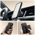 Tech-Protect Kevlar MagSafe dėklas iPhone 17 Pro – juodas -- iPhone 17 Pro