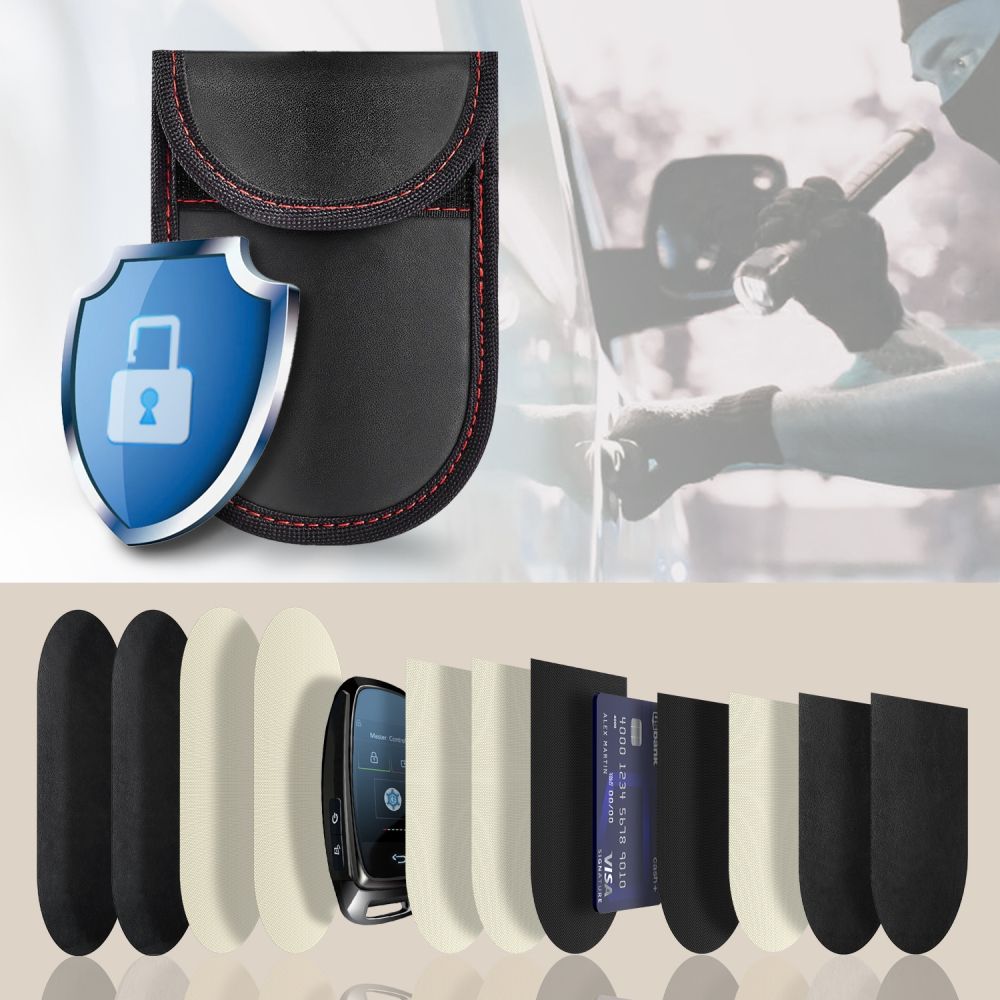 Tech-Protect KLR100 RFID dėklas raktams – juodai raudonas -- Others