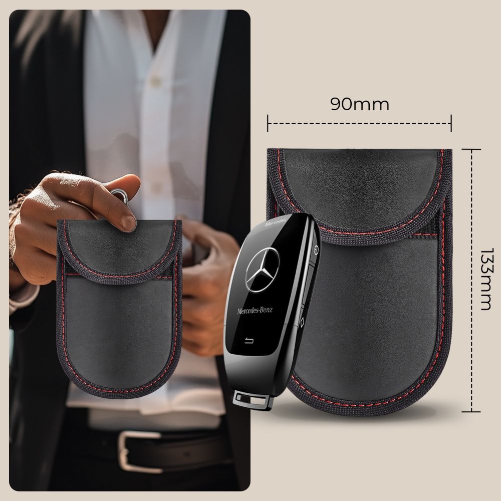 Tech-Protect KLR100 RFID dėklas raktams – juodai raudonas -- Others