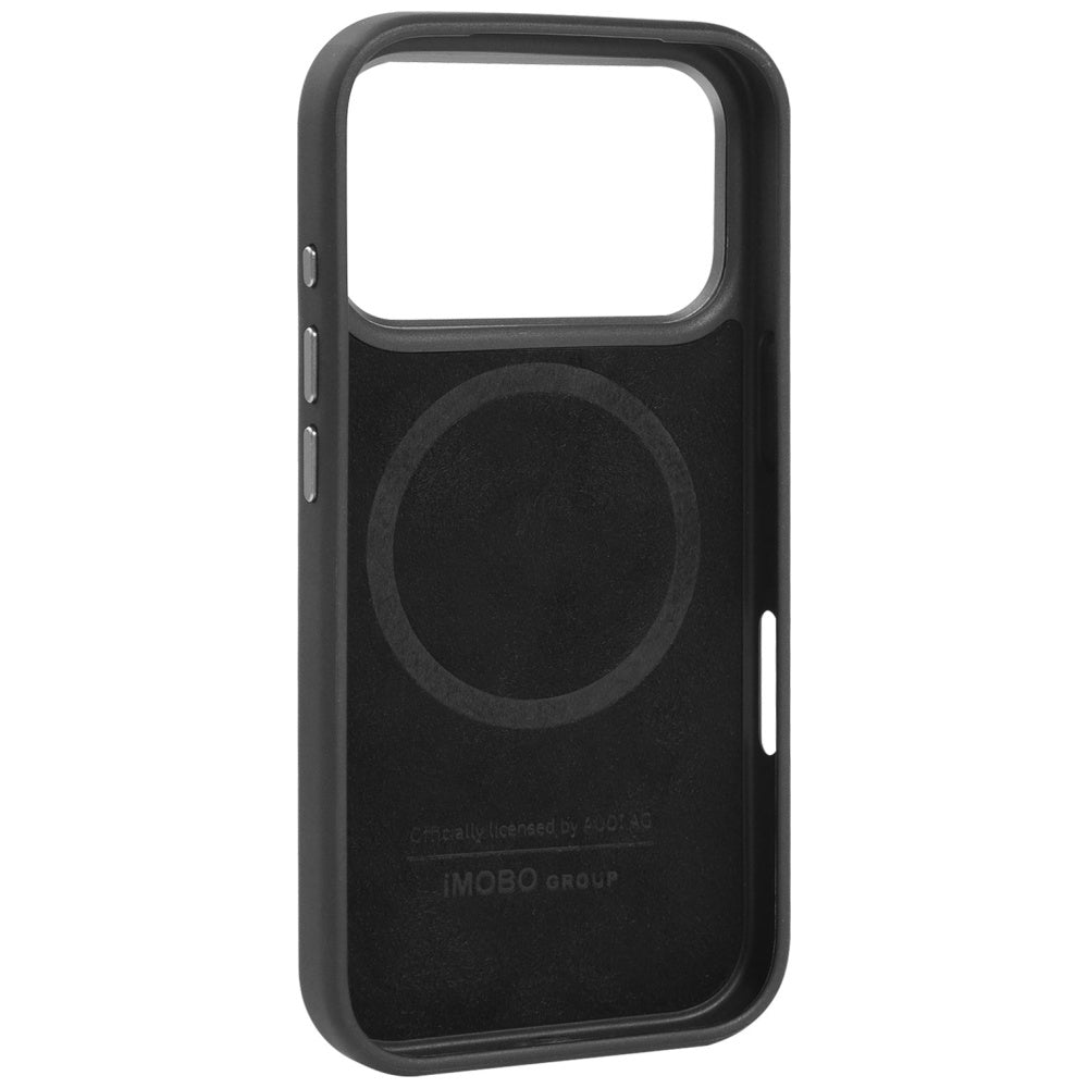 Audi RSQ Carbon Fiber Sport Red Circle MagSafe Dėklas, skirtas iPhone 17 Pro – juodas