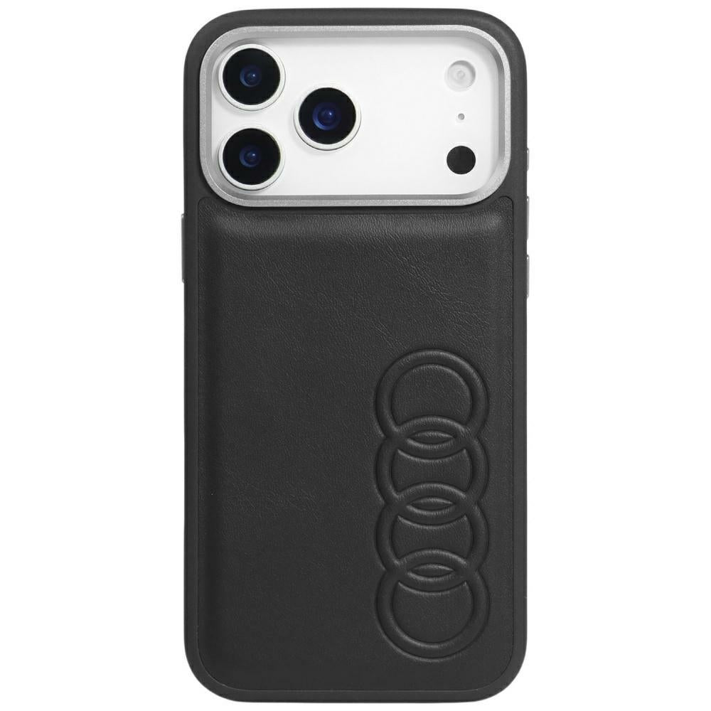 Audi TT dirbtinės odos MagSafe dėklas iPhone 17 Pro – juodas -- iPhone 17 Pro