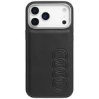Audi TT dirbtinės odos MagSafe dėklas iPhone 17 Pro – juodas -- iPhone 17 Pro