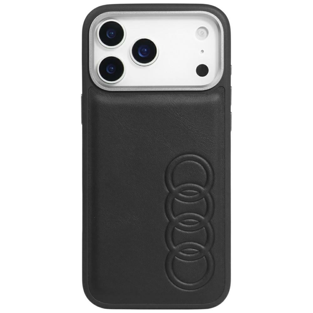 Audi TT dirbtinės odos MagSafe dėklas iPhone 17 Pro Max – juodas -- iPhone 17 Pro Max