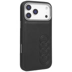 Audi TT dirbtinės odos MagSafe dėklas iPhone 17 Pro Max – juodas -- iPhone 17 Pro Max