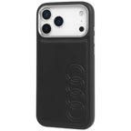 Audi TT dirbtinės odos MagSafe dėklas iPhone 17 Pro Max – juodas -- iPhone 17 Pro Max