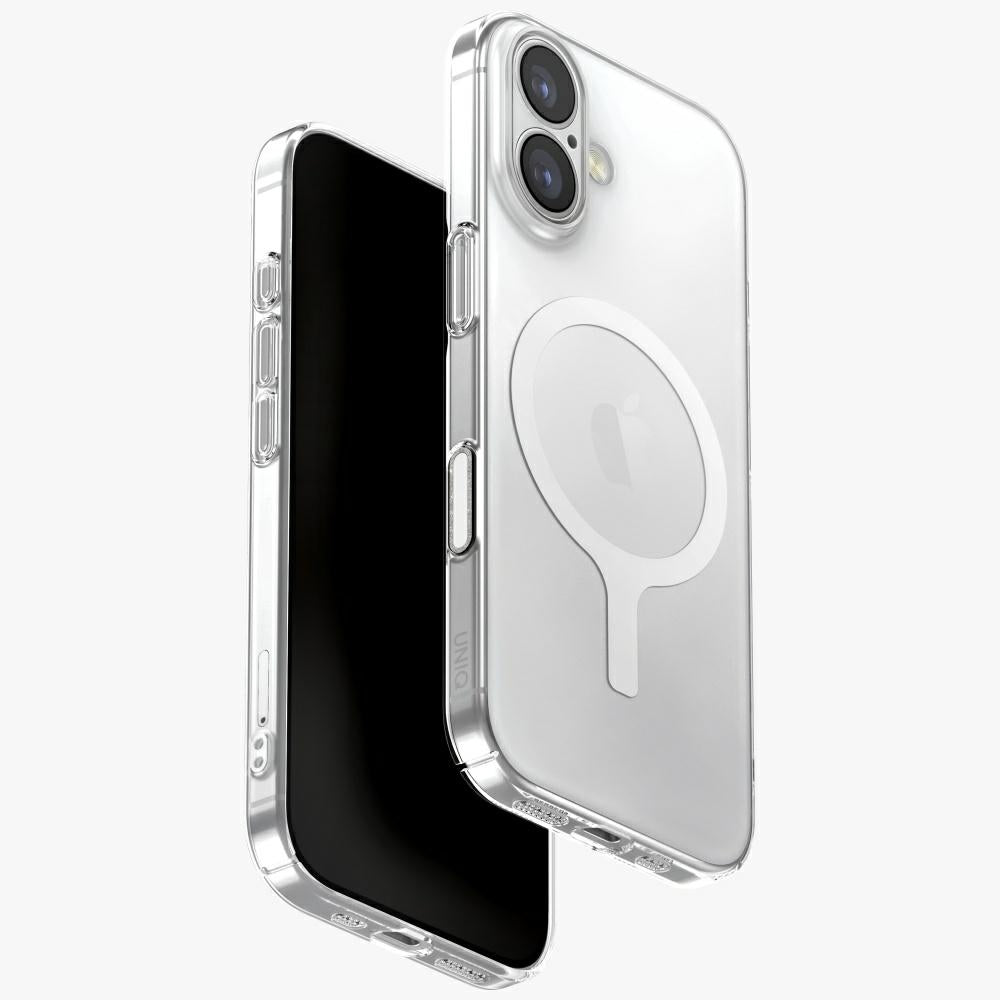 Uniq Airsuit MagClick dėklas iPhone 17 – skaidrus