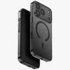 Uniq Airsuit MagClick įkrovimo dėklas iPhone 17 Pro – juodas