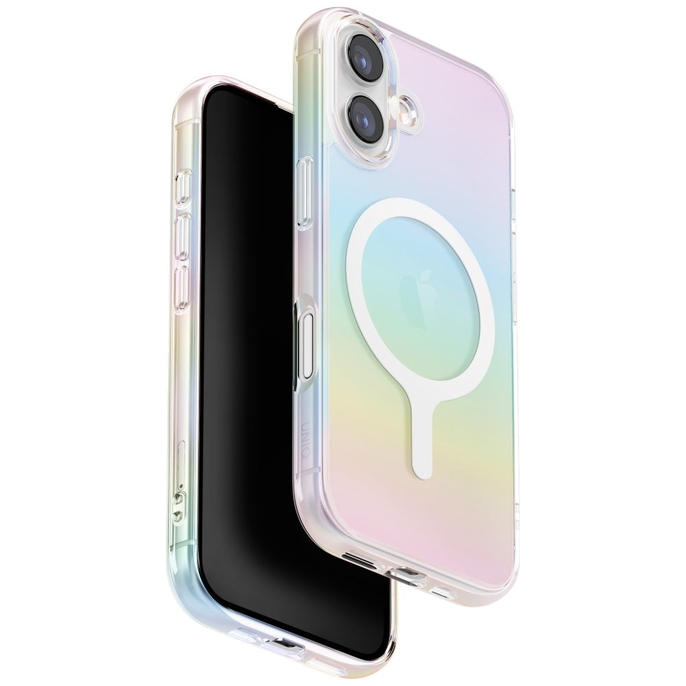 Uniq Iridescia Magclick įkrovimo dėklas, skirtas iPhone 17 - Multicolor