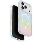 Uniq Iridescia MagClick dėklas iPhone 17 Pro – Holo Quartz