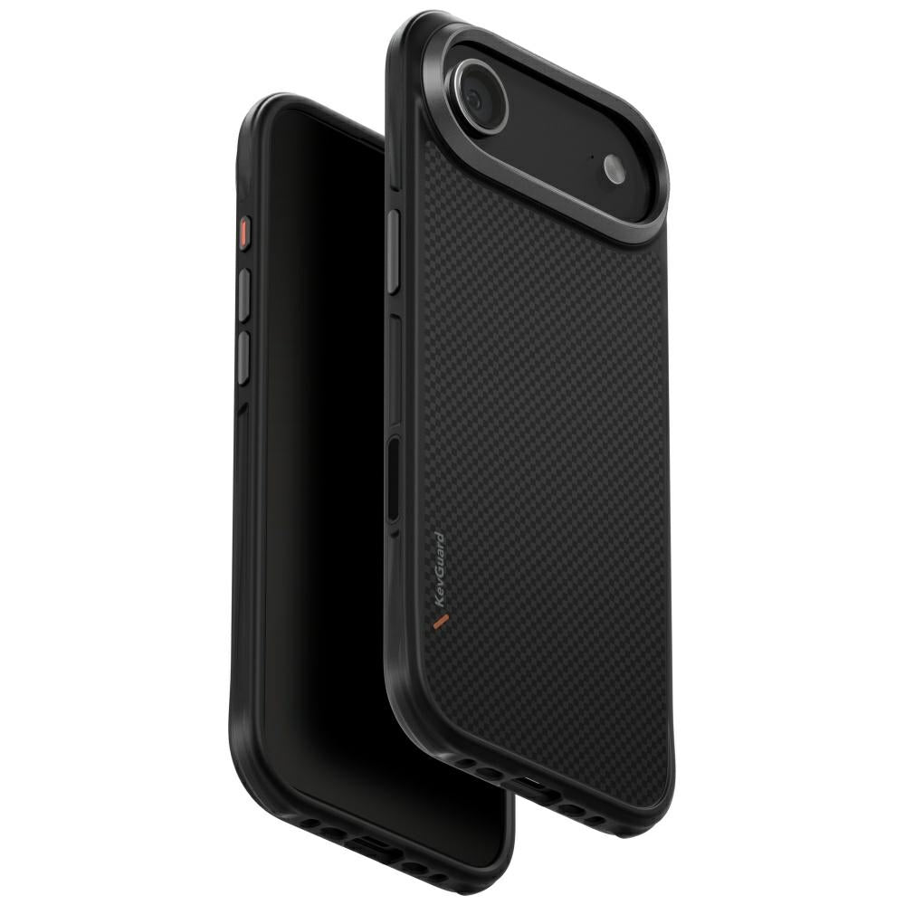 Uniq Keva Magclick dėklas iPhone 17 Air – juodas