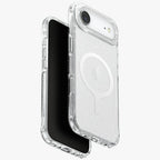 Uniq MagClick dėklas iPhone 17 Air – skaidrus, su blizgučiais