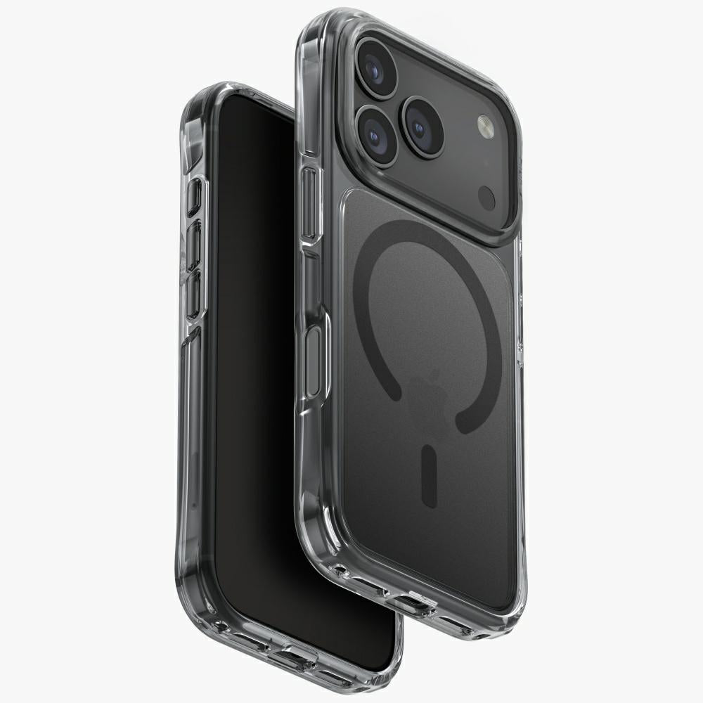 Uniq MagClick dėklas iPhone 17 Pro – juodas