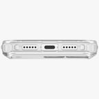 Uniq MagClick dėklas iPhone 17 Pro – skaidrus, blizgus