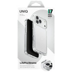 Uniq LifePro Xtreme dėklas iPhone 17 Pro Max – skaidrus