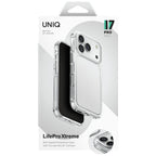 Uniq LifePro Xtreme dėklas iPhone 17 Pro – skaidrus