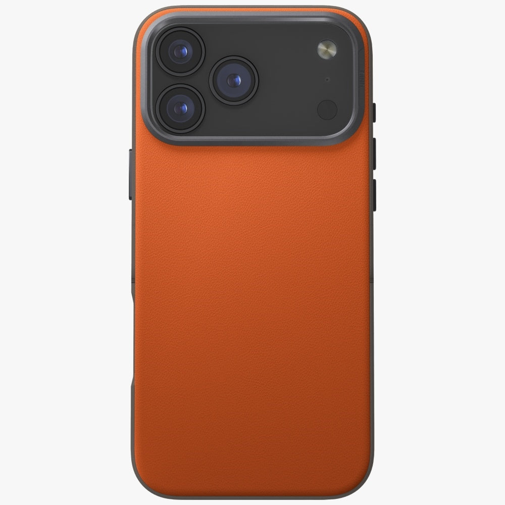 UNIQ Lyden DS MagClick dėklas iPhone 17 Pro Max – oranž./pilkas