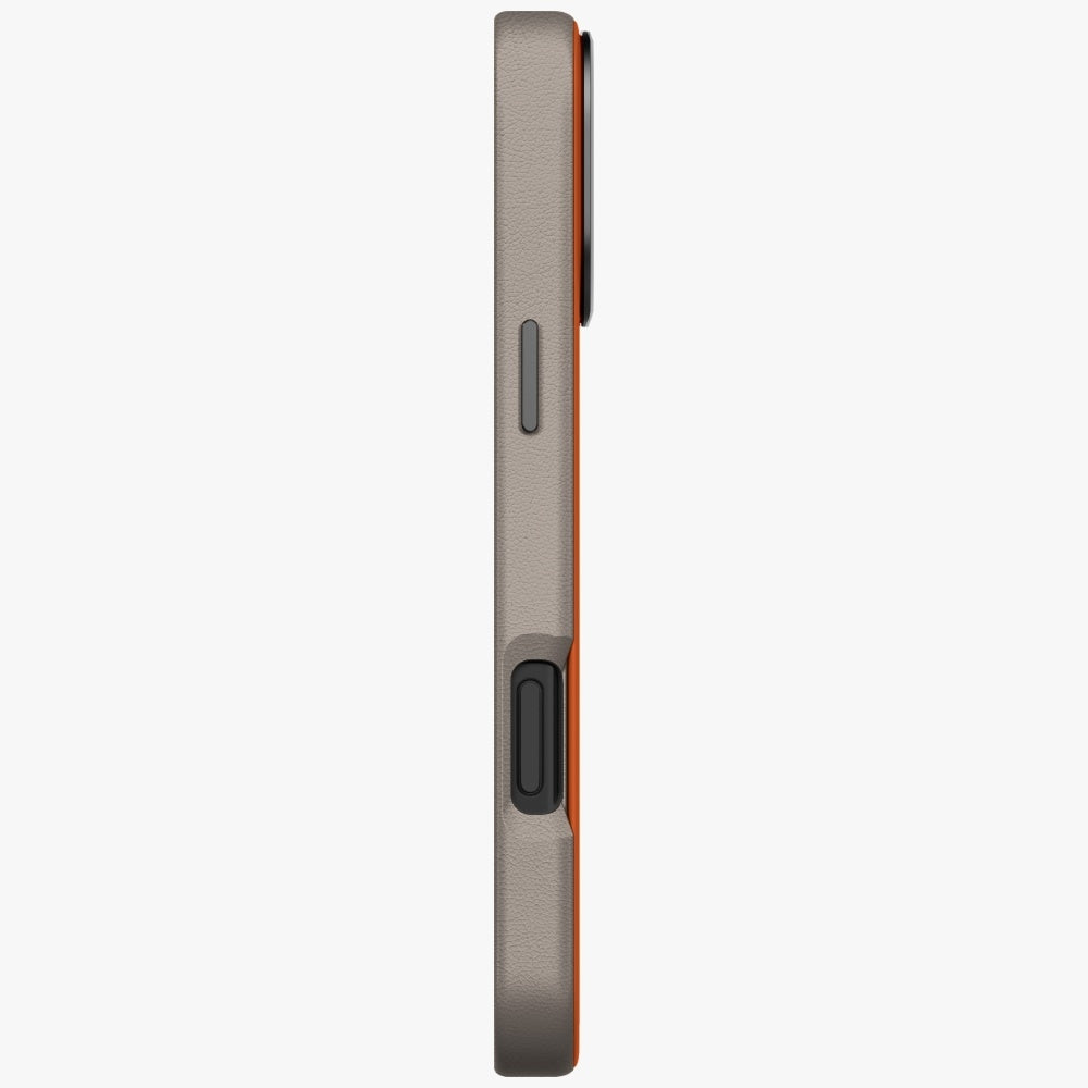 UNIQ Lyden DS MagClick dėklas iPhone 17 Pro Max – oranž./pilkas
