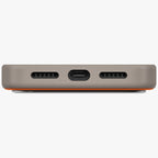 UNIQ Lyden DS MagClick dėklas iPhone 17 Pro Max – oranž./pilkas