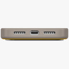 Uniq Garso DS dėklas, skirtas iPhone 17 Pro Max Magclick Charging - Yellow-Gray