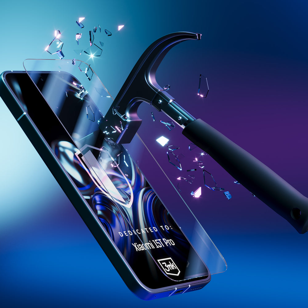 3mk FlexibleGlass hibridinis stiklas Xiaomi 15T Pro 5G Antrasis paveikslėlis