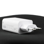 Xiaomi MDY-16-EF 1xUSB-A 33W sieninis įkroviklis su 3A USB-C laidu - baltas