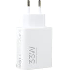 Xiaomi MDY-16-EF 1xUSB-A 33W sieninis įkroviklis su 3A USB-C laidu - baltas