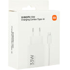 Xiaomi MDY-16-EF 1xUSB-A 33W sieninis įkroviklis su 3A USB-C laidu - baltas