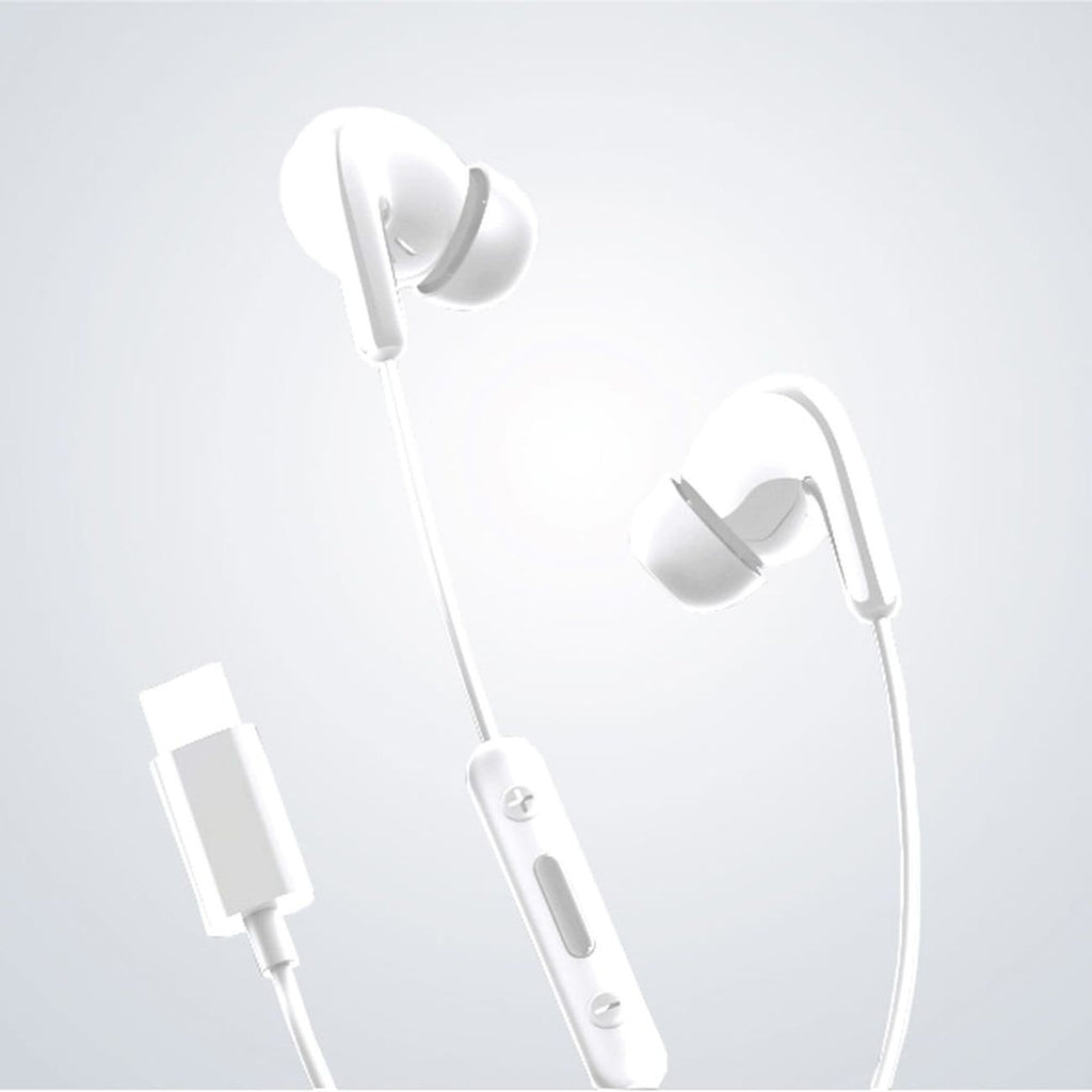 „Xiaomi BHR8931GL“ į ausis įdedamos laidinės ausinės USB-C su nuotolinio valdymo pultu – balta