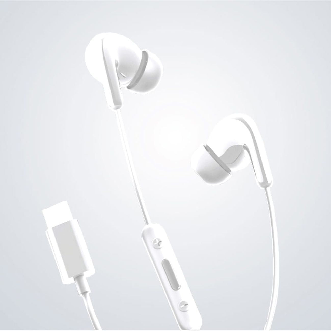 „Xiaomi BHR8931GL“ į ausis įdedamos laidinės ausinės USB-C su nuotolinio valdymo pultu – balta