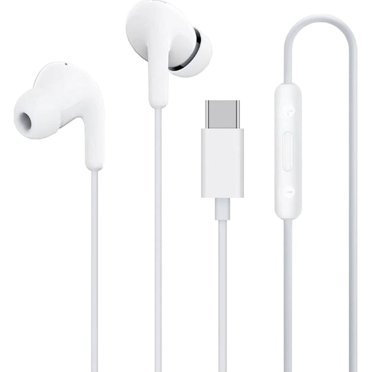 „Xiaomi BHR8931GL“ į ausis įdedamos laidinės ausinės USB-C su nuotolinio valdymo pultu – balta